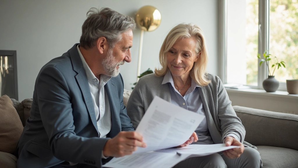 Профессиональная консультация по финансовому планированию, деловая встреча в современном офисе